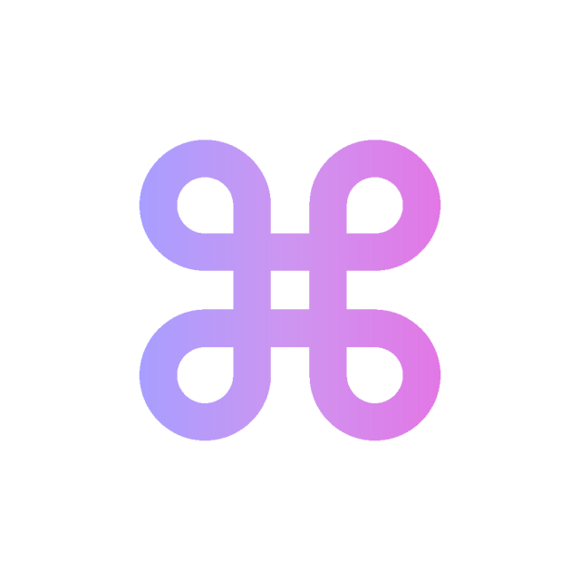 RingRing’s violet-to-pink command symbol